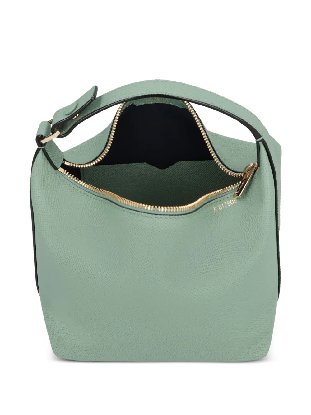 Valextra Mochi leren mini-shopper Groen