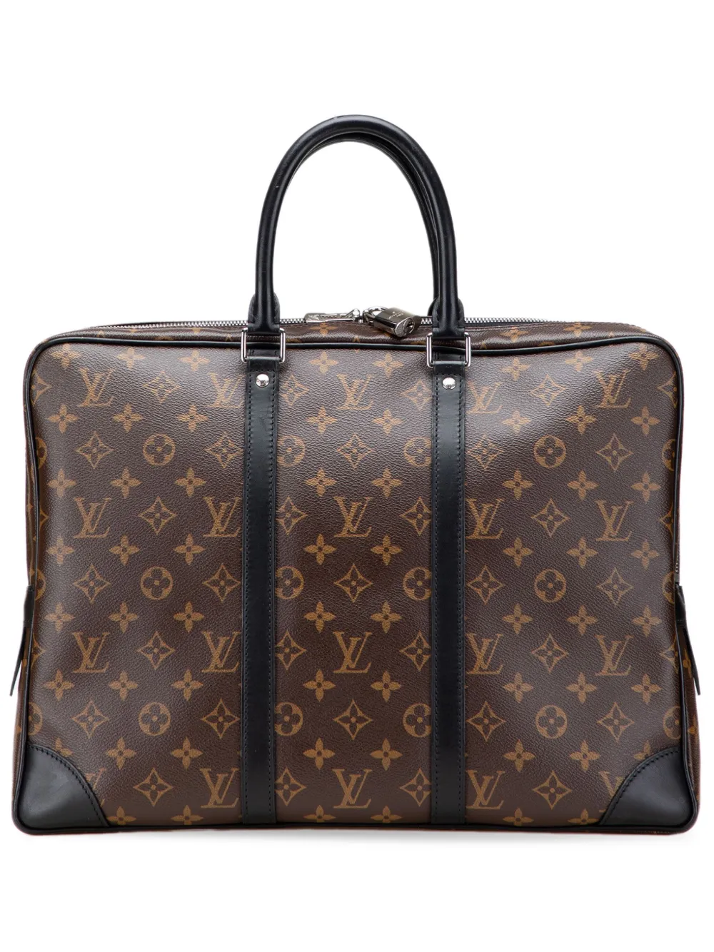 Louis Vuitton Pre-Owned 2011 Monogram Macassar Porte-Documents Voyage GM business bag | Brown | Image 1