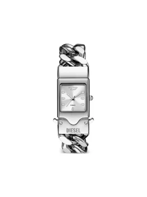 Diesel D-Era two-hand Stainless Steel Watch | Silver | FARFETCH