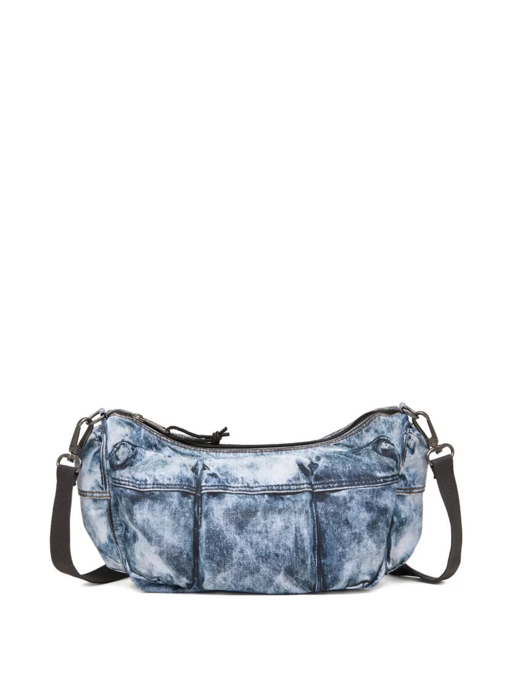Diesel X Eastpak Trompe-l'oeil Denim Shoulder Bag In Blue