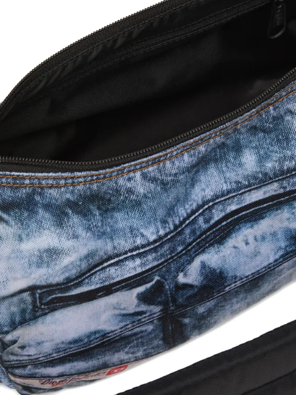 【瀬戸大橋店】 中古 DIESEL | ディーゼル ショルダーバッグ ×EASTPAK トロンプルイユ ブルー 【121】 Diesel x Eastpak トロンプルイユ ショルダーバッグ | ブルー