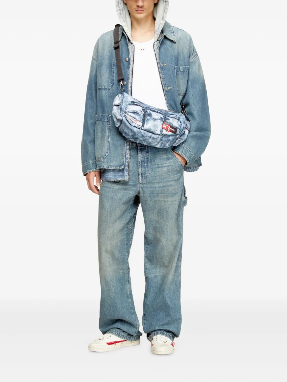 Diesel x Eastpak Trompe-L'oeil denim shoulder bag | Women | Image 2