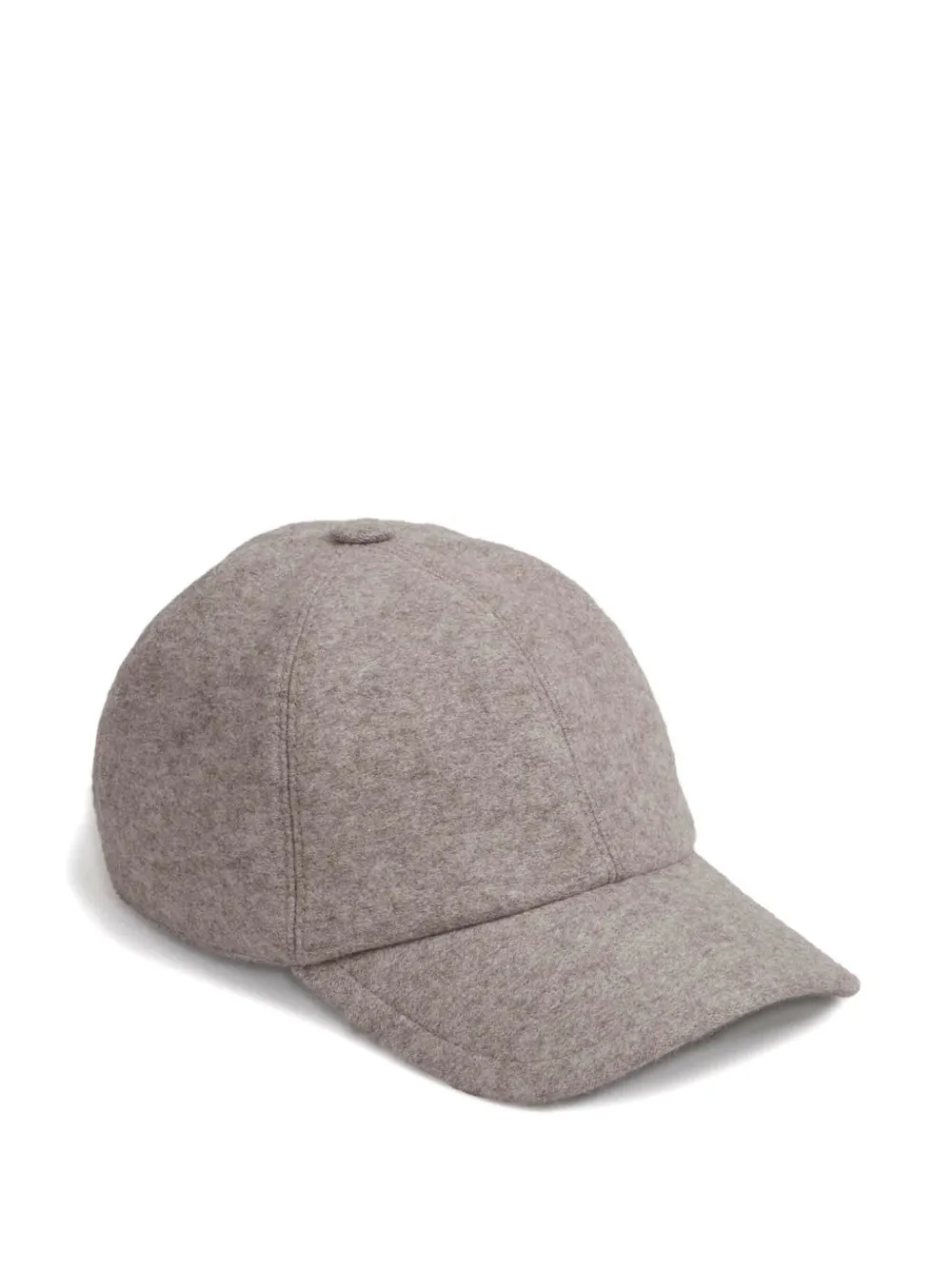 Fedeli Land cashmere buttoned hat | Grey | Image 1