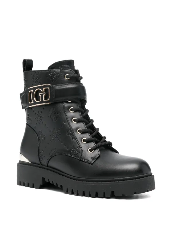 Combat Boots Botas Guess Tacon Botas Guess FL7BDA FAL10 Marrón