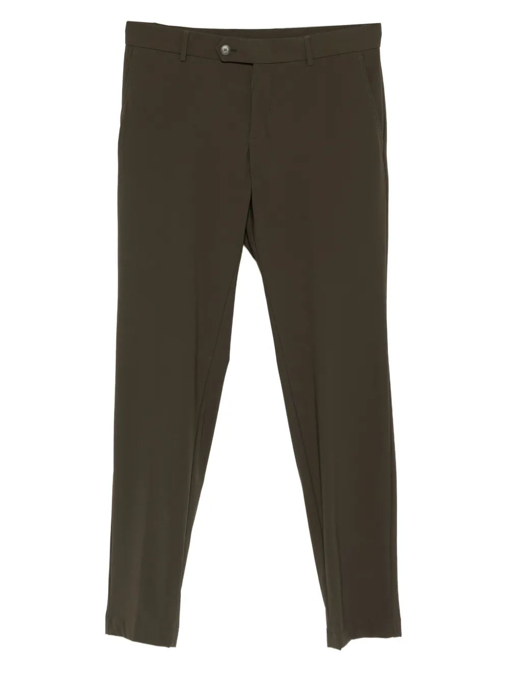 BOSS button-fastening straight-leg trousers | Green | Image 1