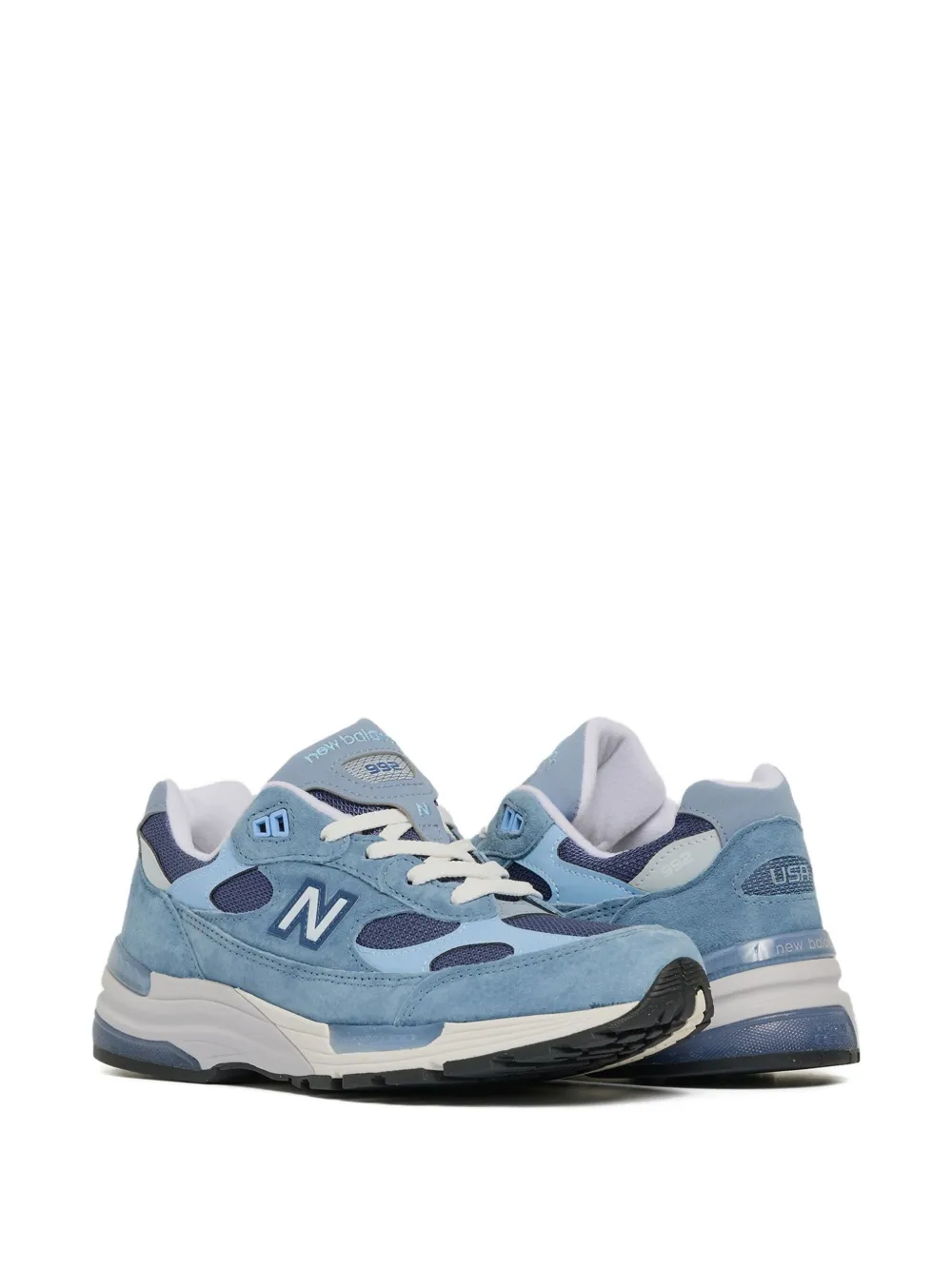 New Balance Made in USA 992 suede sneakers Blauw