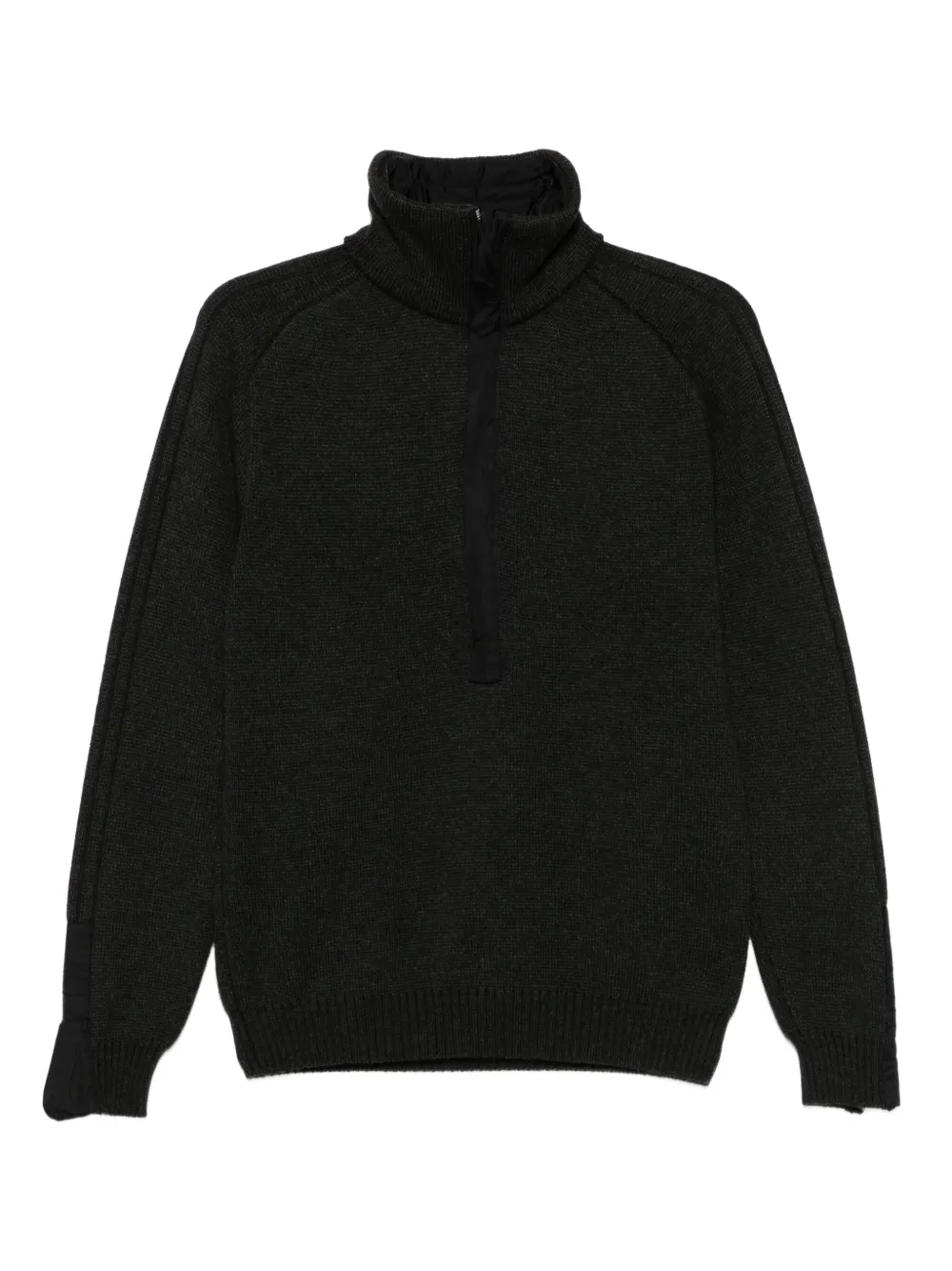 Versace Pre-Owned 2000s half-zip wool sweater | Green | Image 1