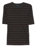 Soeur striped-pattern T-shirt - Grey