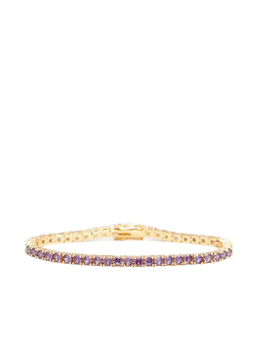 Izabel Display zirconia-embellished tennis bracelet | Purple | Image 1
