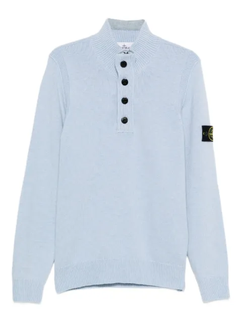 Stone Island high-neck button sweater
