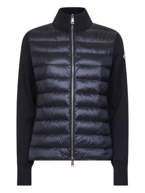Moncler knitted-sleeve padded jacket