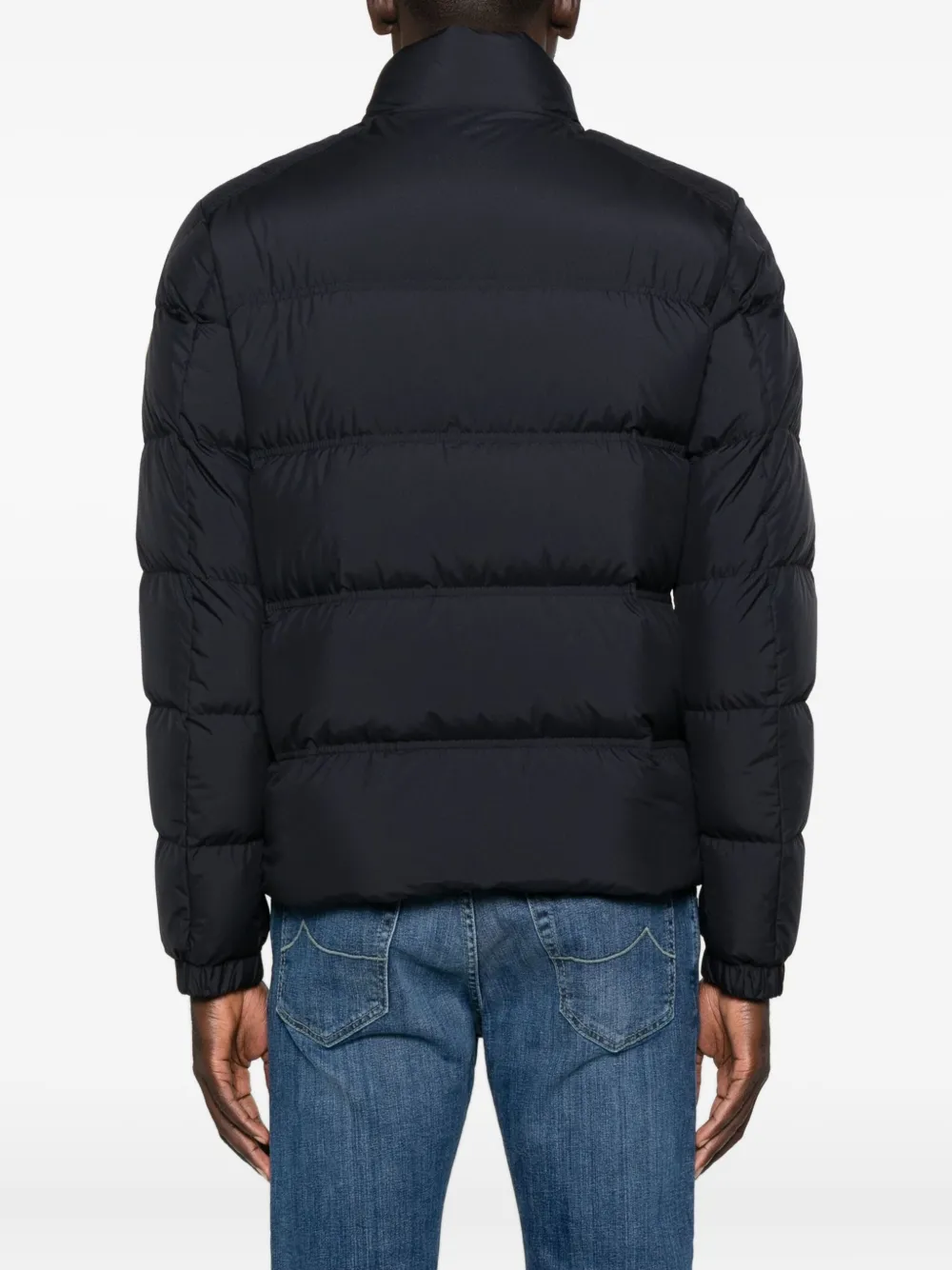 Moncler Bouvaque donsjack met opstaande kraag Blauw