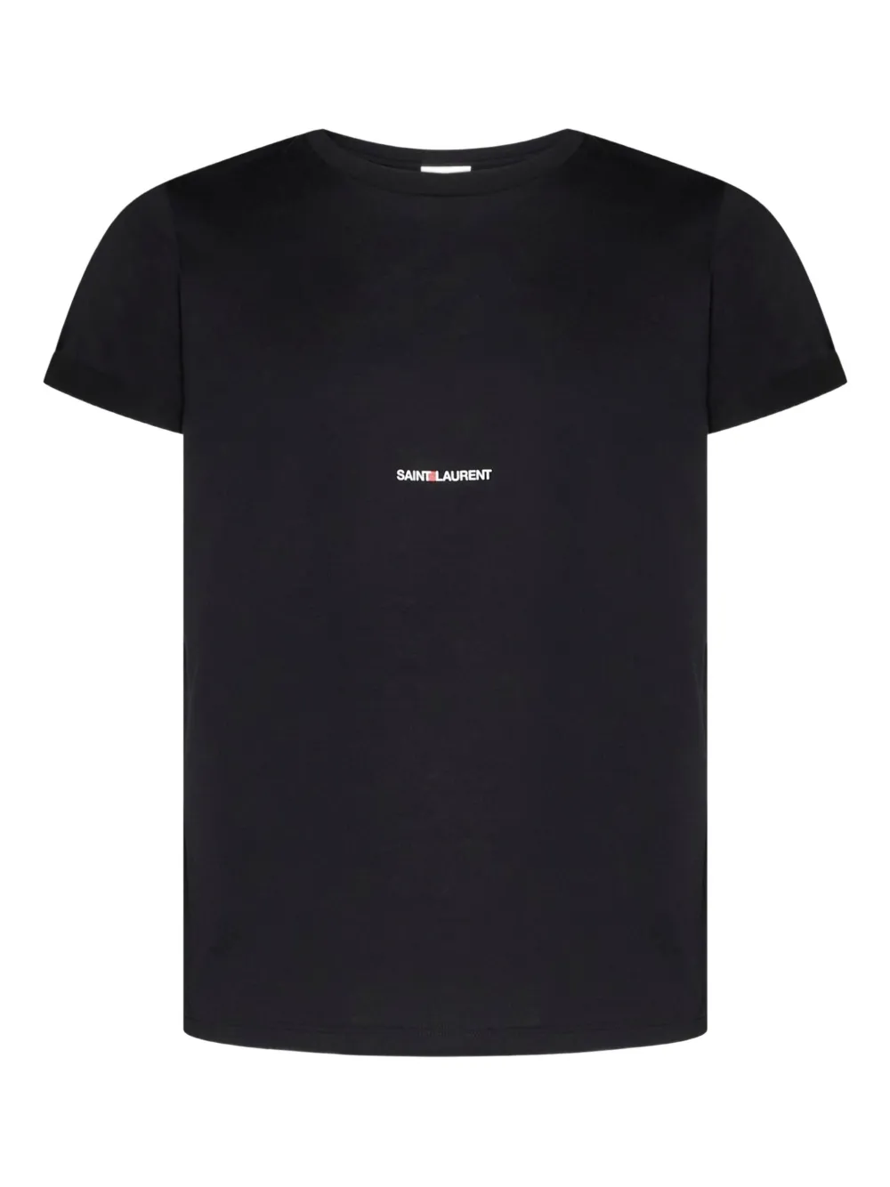 Saint Laurent logo-print short-sleeve T-shirt - ブラック Saint Laurent logo-print short-sleeve T-shirt - ブラック