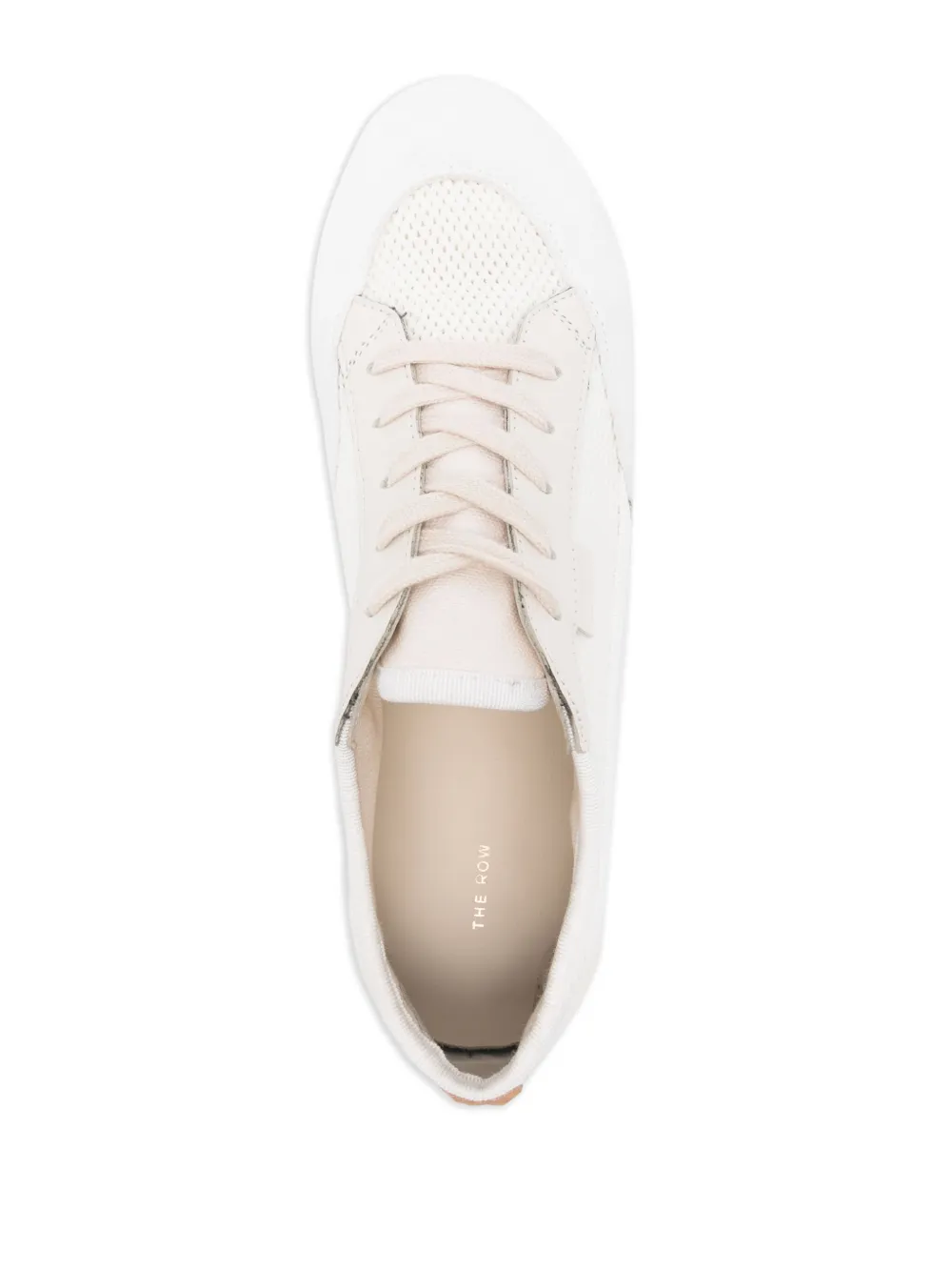 Pre-owned The Row Bonnie Mesh-panel Sneakers In Neutral