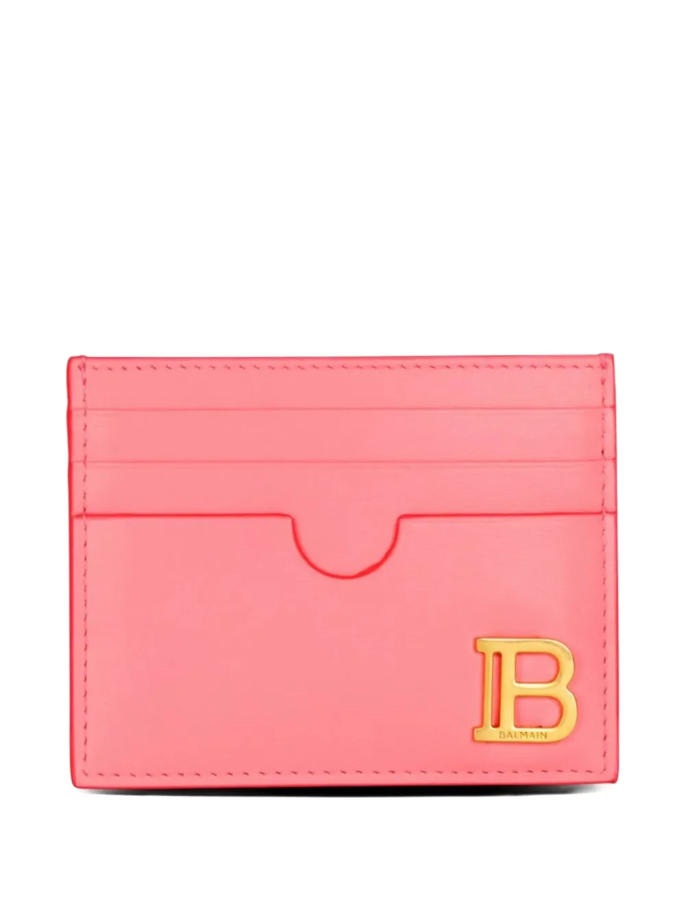 Balmain Pre-Owned B-Buzz leather cardholder | Pink | Image 1