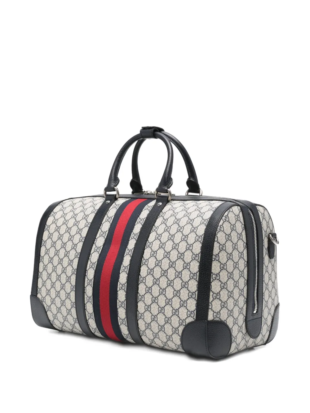 Pre-owned Gucci Small Savoy Tote Bag In Blue
