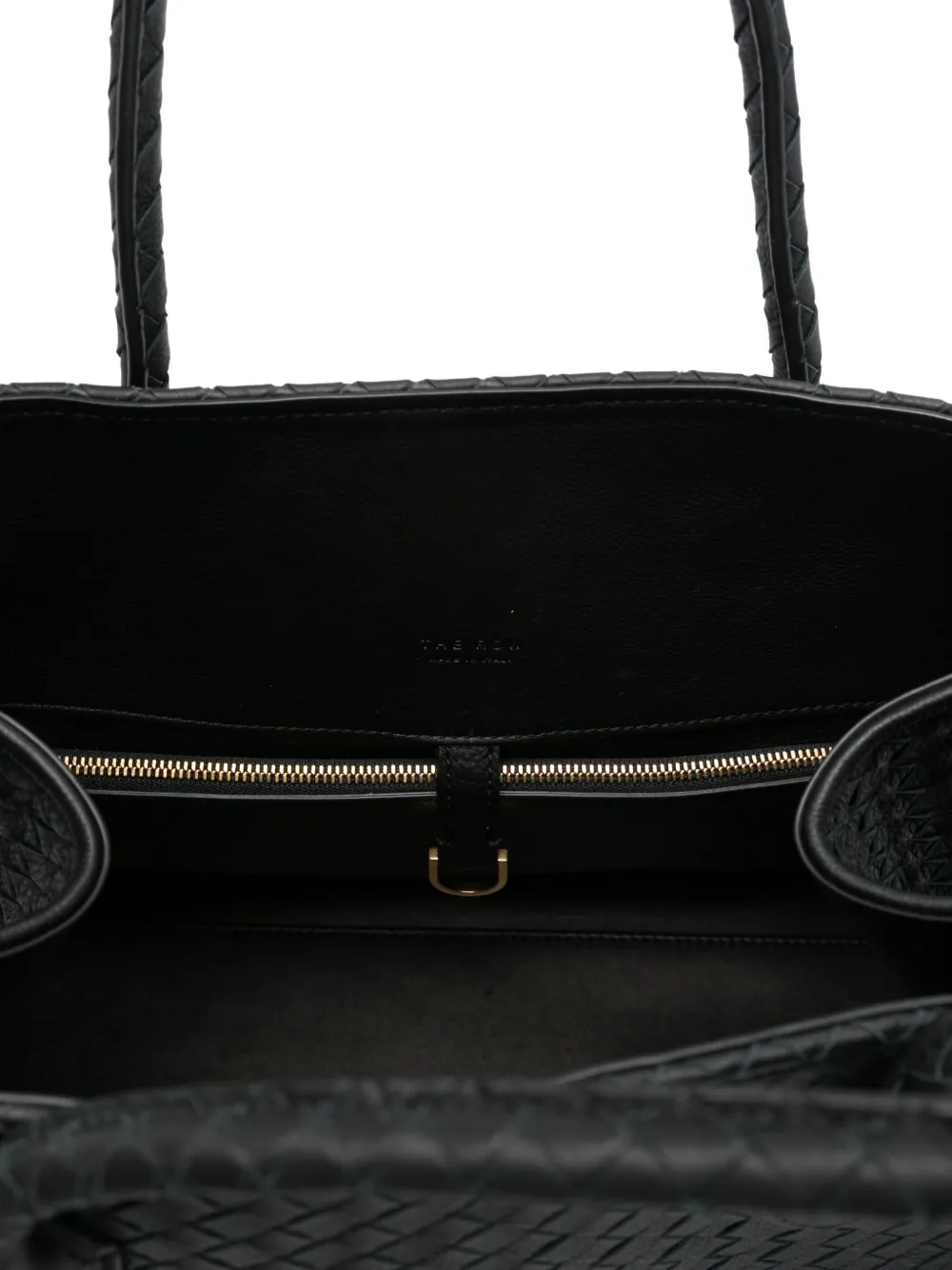 Pre-owned The Row Margaux Interwoven Tote Bag In Black