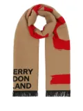 Burberry Pre-Owned Love logo scarf - Neutrals