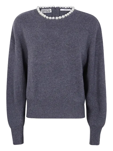 Essentiel Antwerp pull en laine à ornements de perles