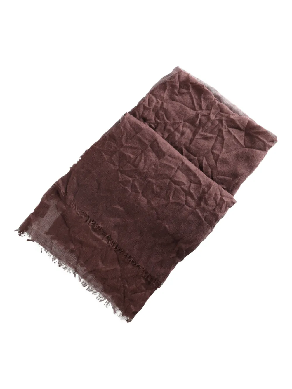Cortana Fringed Scarf In Brown