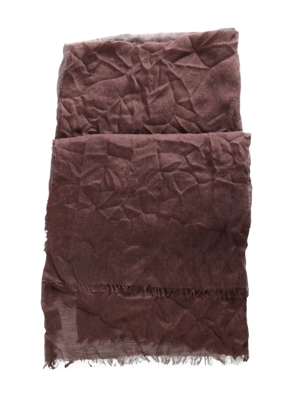 Cortana fringed scarf | Brown | Image 1
