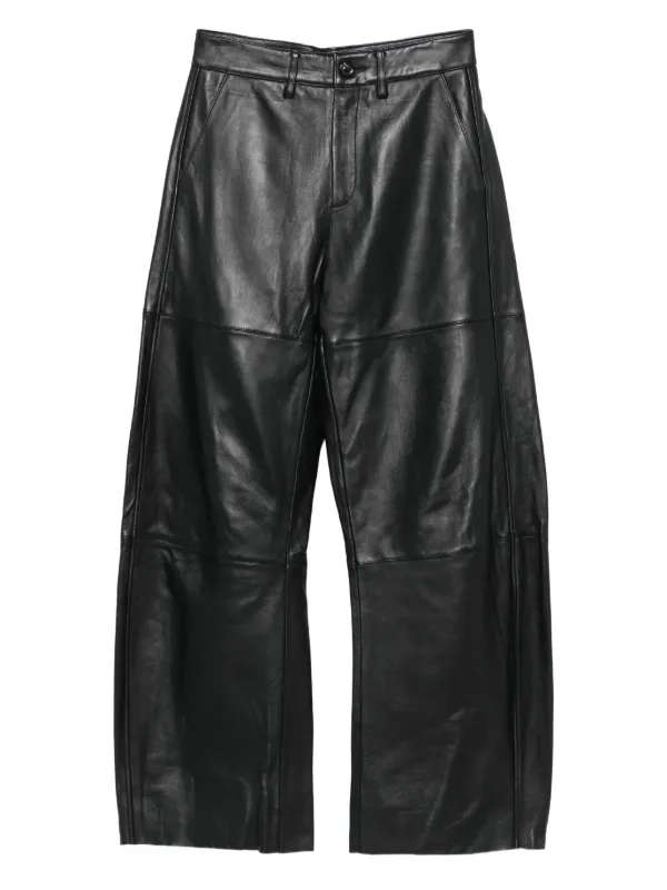 Soeur レザーバルーンパンツ | ブラック | FARFETCH JP