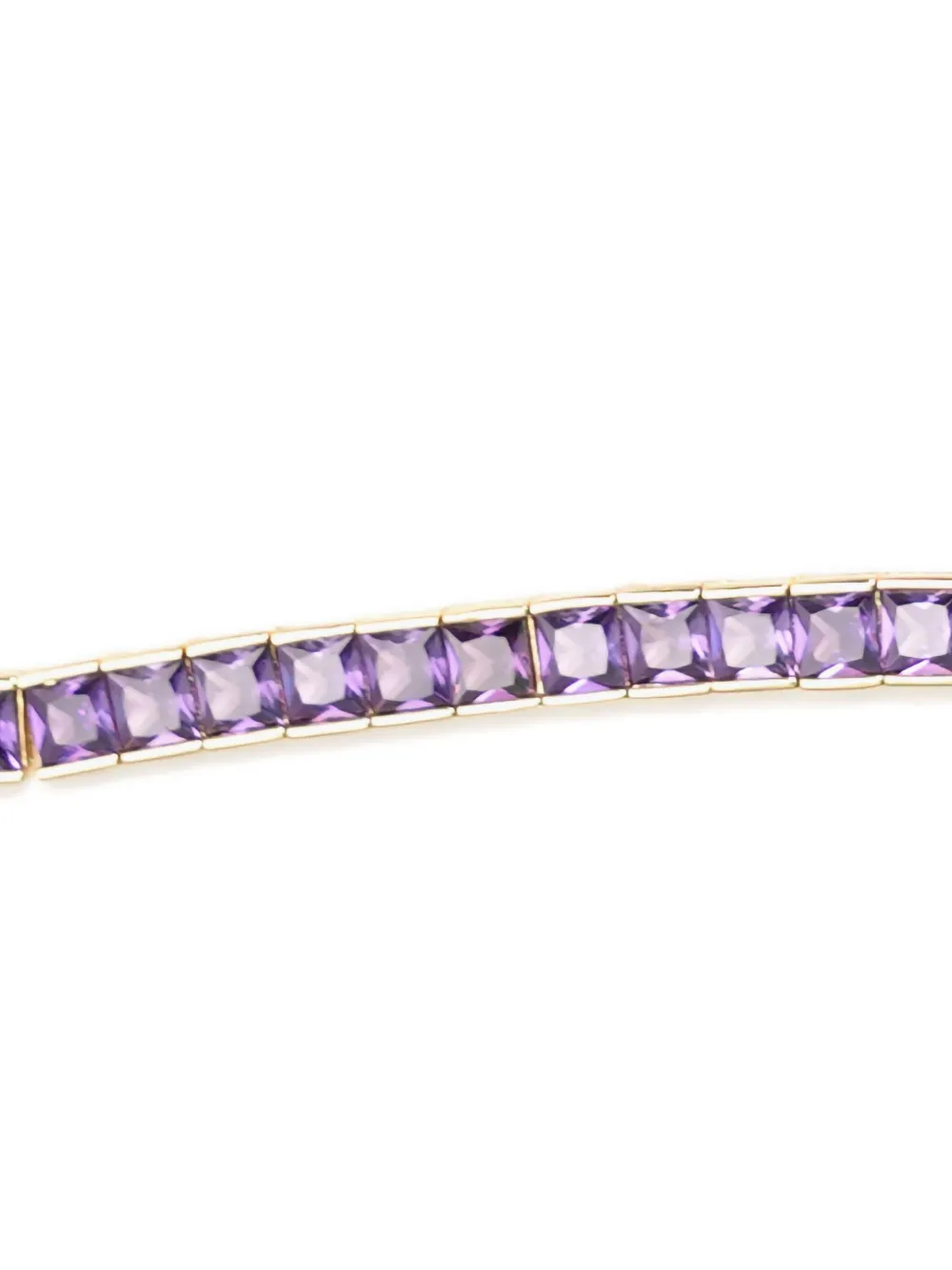 Izabel Display crystal-embellished necklace - Paars