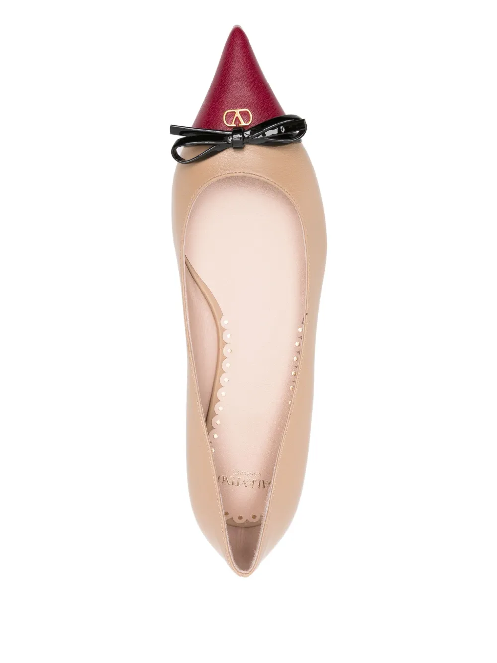 Valentino Garavani Pumps met strikdetail Beige