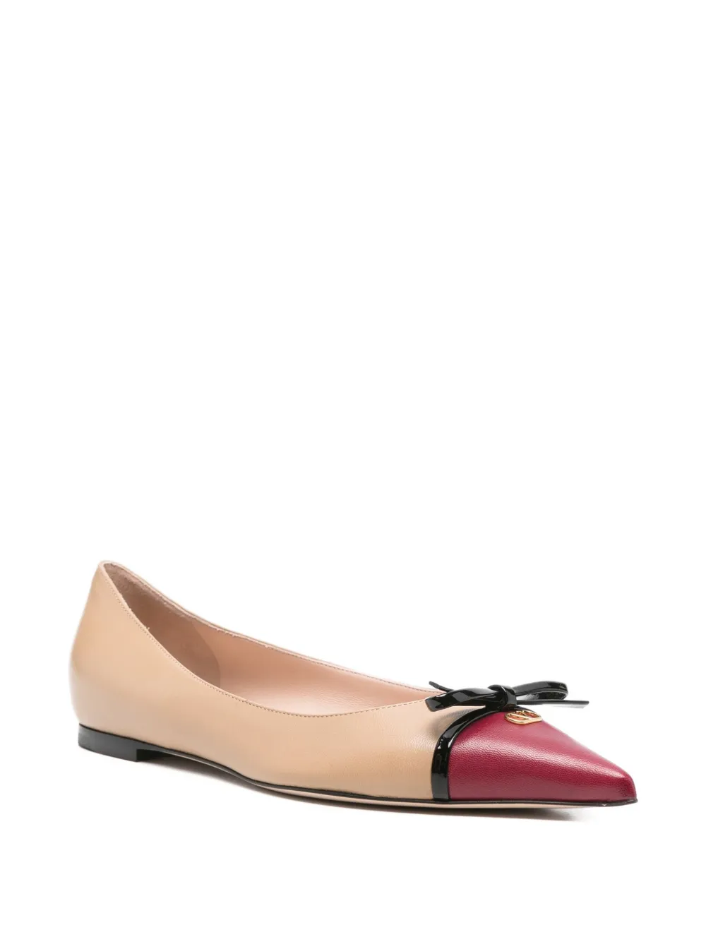 Valentino Garavani Pumps met strikdetail Beige