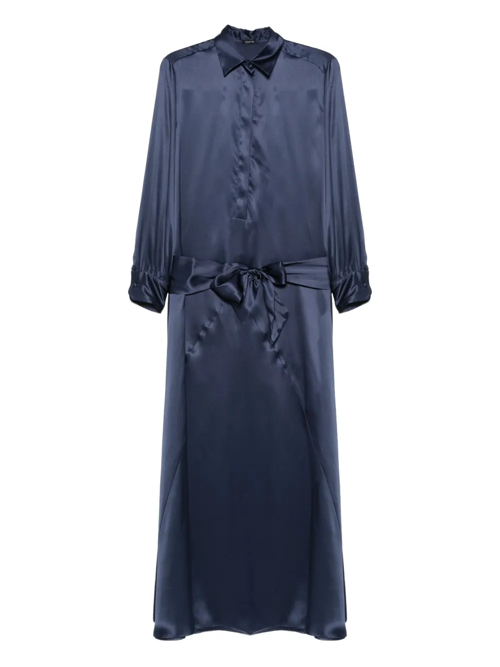 Kiton panelled maxi dress | Blue | Image 1