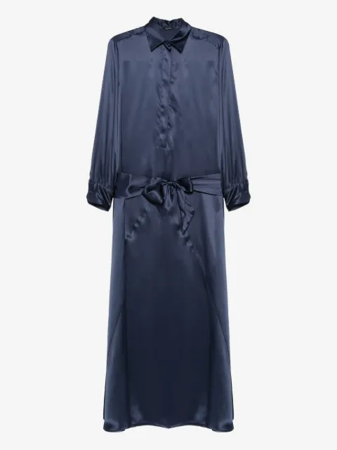 Kiton Maxi-jurk met vlakken