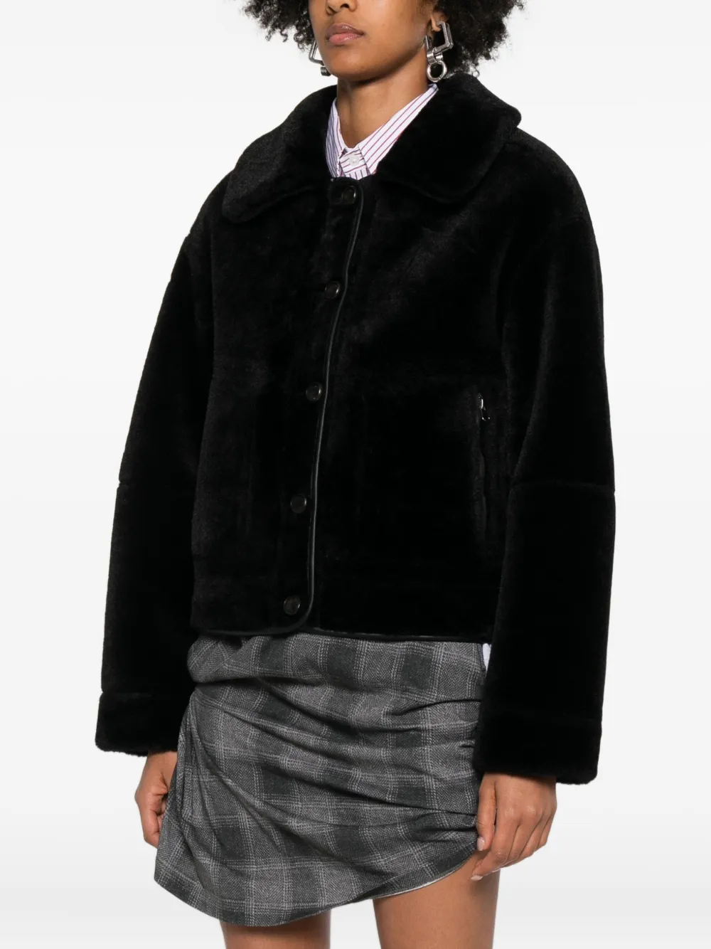 Urbancode Jack met knoopsluiting Zwart