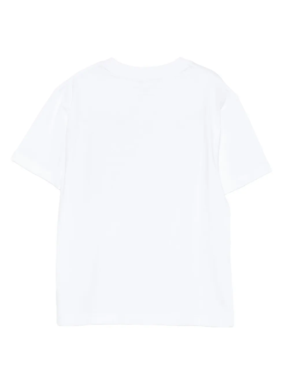 Stella McCartney Kids zip-pocket panelled T-shirt Wit