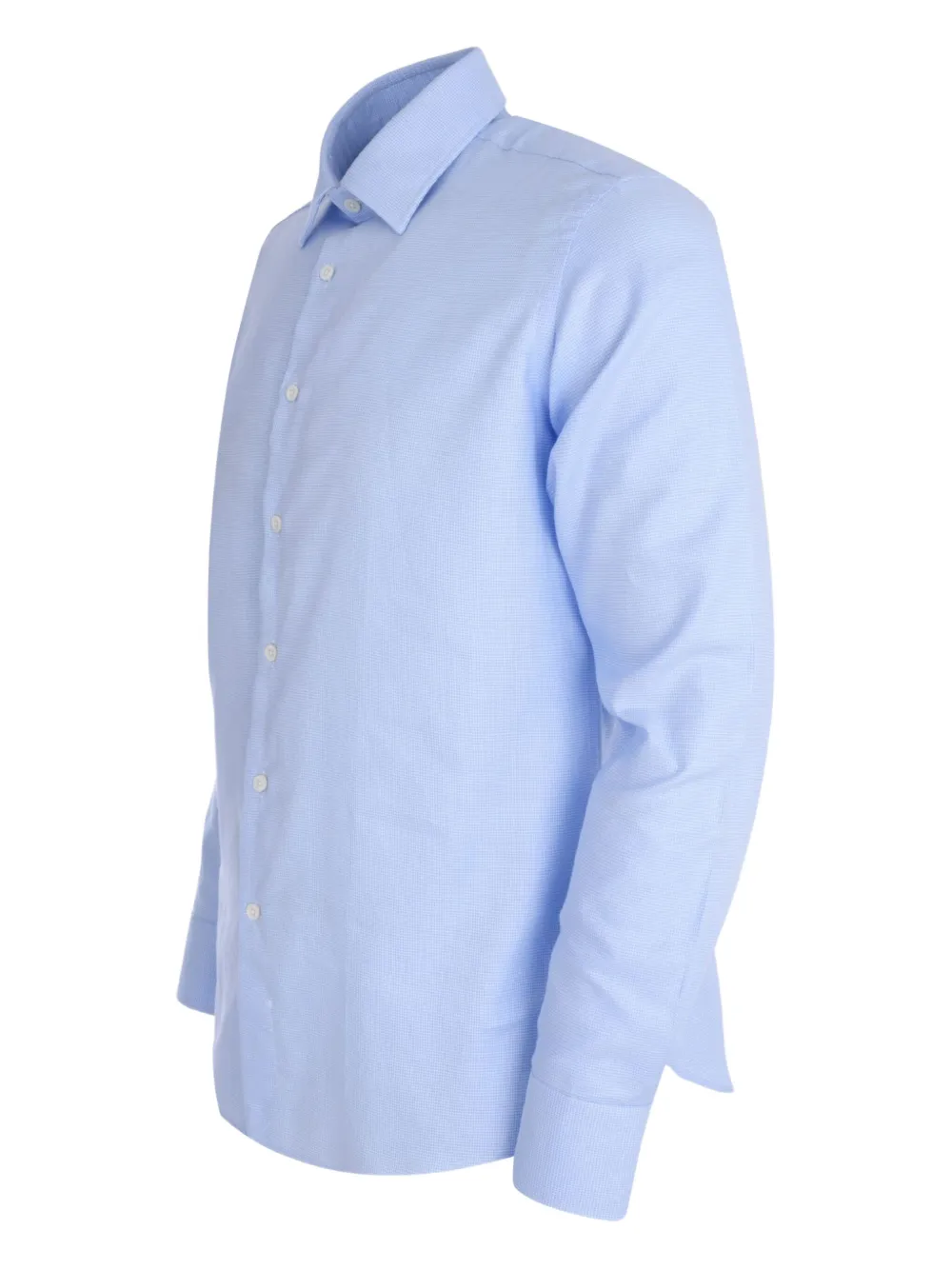 Tombolini Button-down Cotton Shirt In Blue