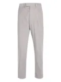 Gaelle pleated-front corduroy trousers - Grey
