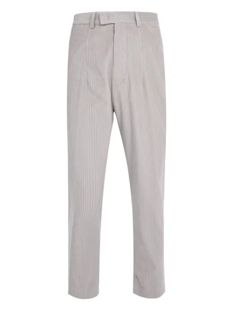 Gaelle pleated-front corduroy trousers