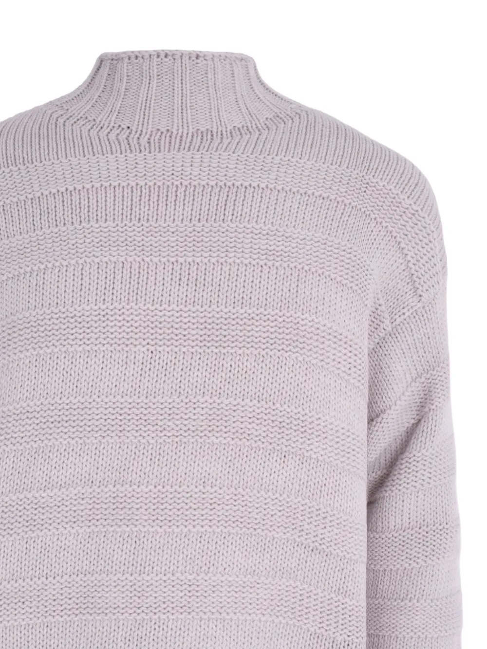 Gaëlle High-neck Frayed-hem Sweater In Multi