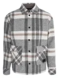 Gaelle plaid long-sleeve shirt - Grey