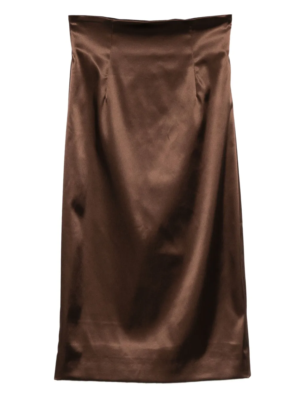 Dolce & Gabbana satin midi skirt | Brown | Image 1