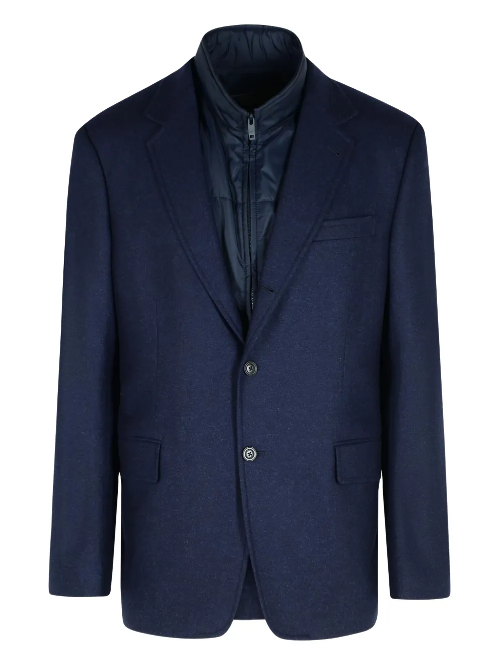 Fay two-button peak-lapel jacket | Blue | Image 1
