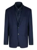 Fay two-button peak-lapel jacket - Blue