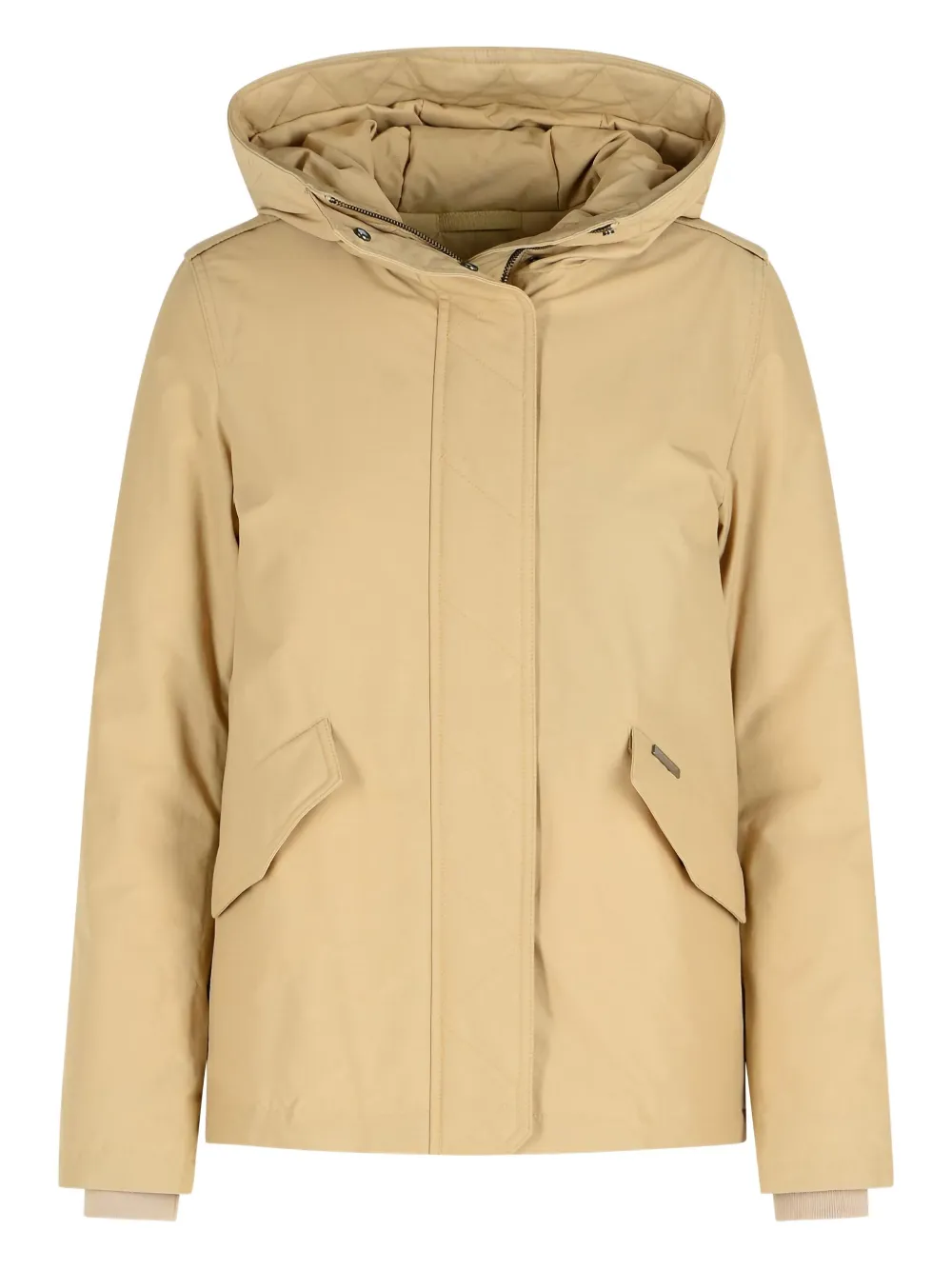 Woolrich hooded padded jacket - ニュートラル Woolrich hooded padded jacket - ニュートラル