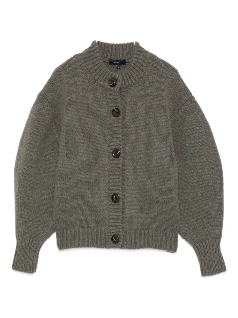 Soeur button-front balloon-sleeve cardigan