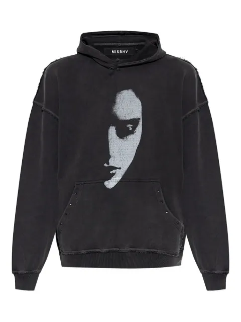 MISBHV Hoodie mit Gesicht-Print