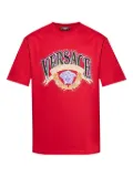 Versace sequin-embellished crew-neck T-shirt - Red