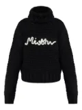 MISBHV roll-neck logo-detail sweater - Black