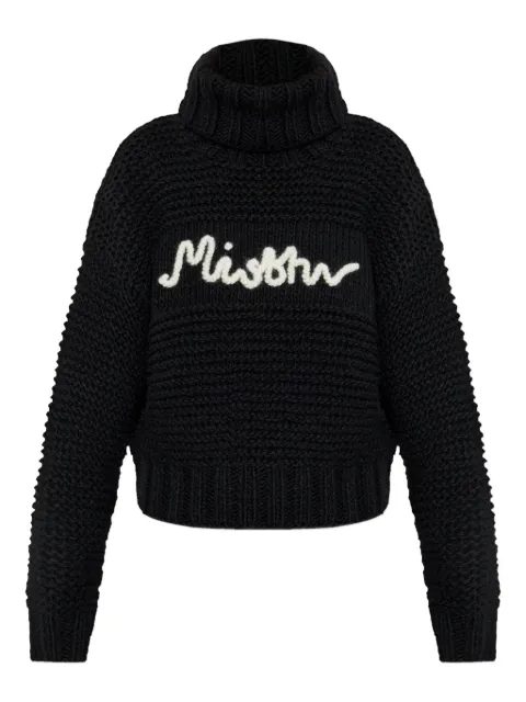 MISBHV roll-neck logo-detail sweater