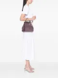 Gucci Pre-Owned 2016-2025 Small Metallic Leather Soho satchel - Purple