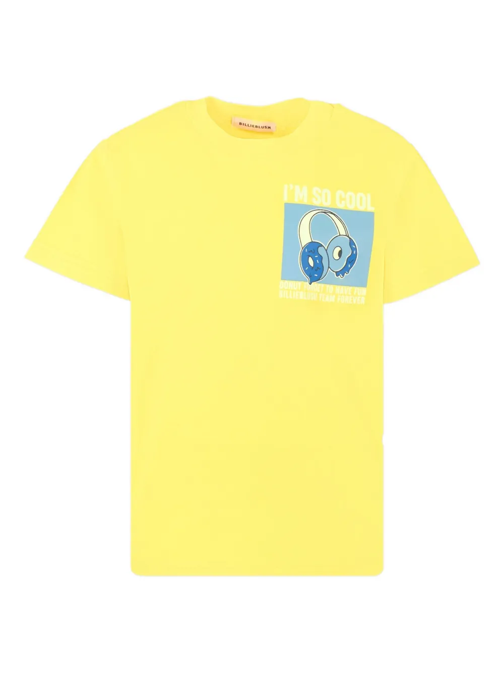 Billieblush T-shirt met grafische print Geel