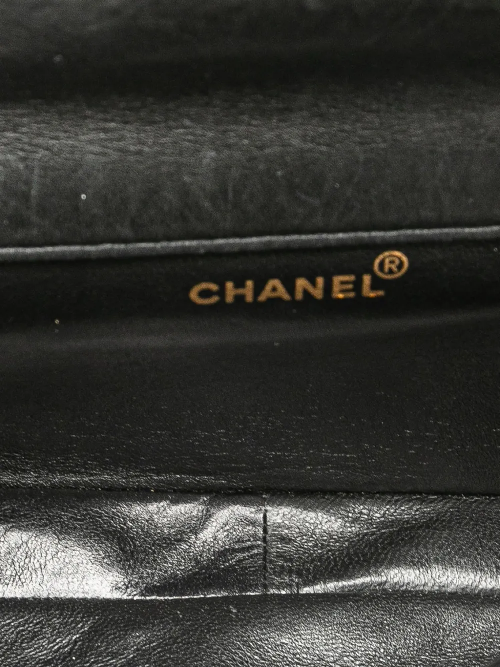 Pre-owned Chanel 1994-1996 Medium Quilted Lambskin Double Sided Flap Shoulder Bag In Black